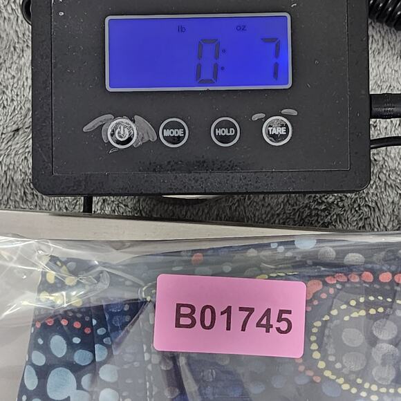 BCBGirls Skirt Womens M Blue Geometric Polka Dots Pull On A-Line Preppy Casual - Picture 8 of 8